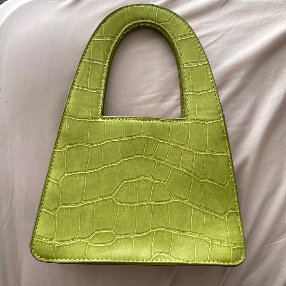 ZARA LIME GREEN HANDBAG